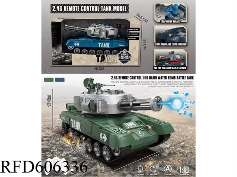 REMOTELY CONTROLLED WATER BOMB TANK