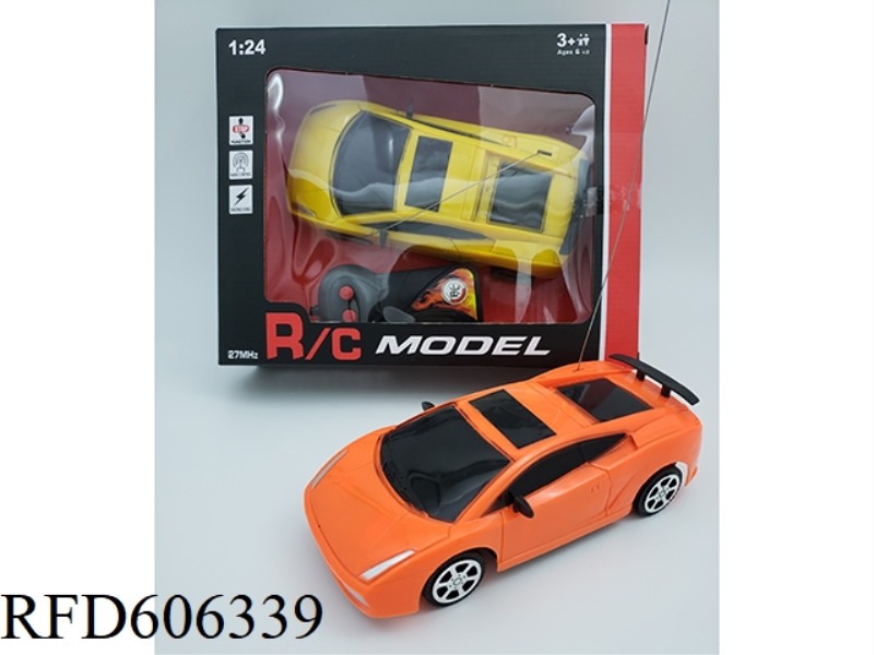 TWO WAY REMOTE CONTROL CAR LAMBORGHINI SIMULATION 1:24
