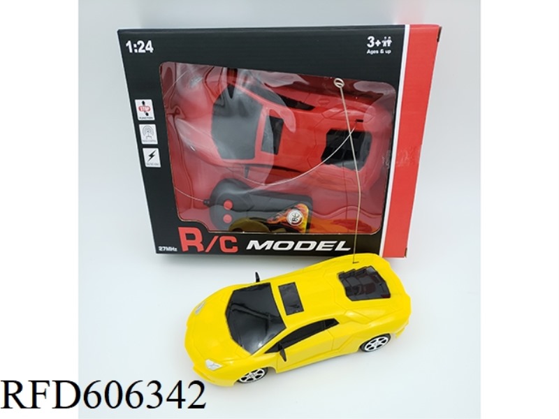 TWO WAY REMOTE CONTROL CAR LAMBORGHINI SIMULATION 1:24