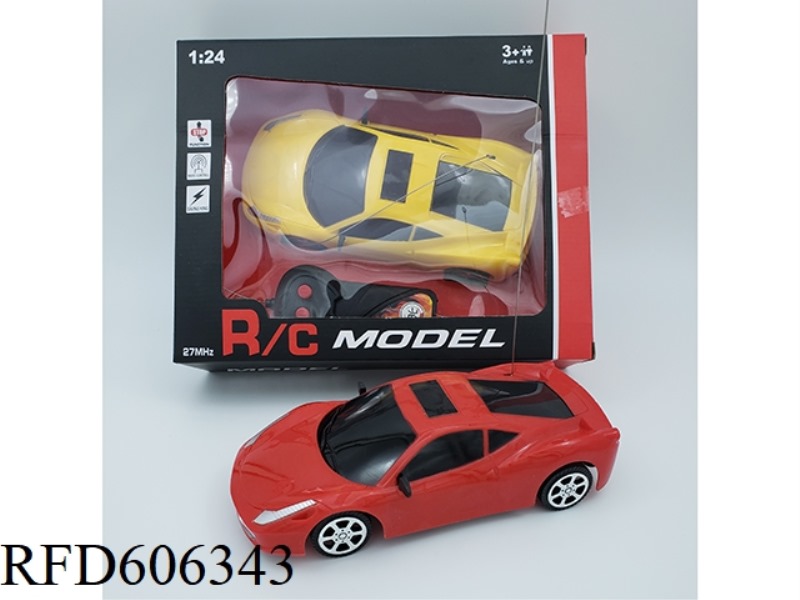 TWO WAY REMOTE CONTROL CAR FERRARI SIMULATION CAR 1:24