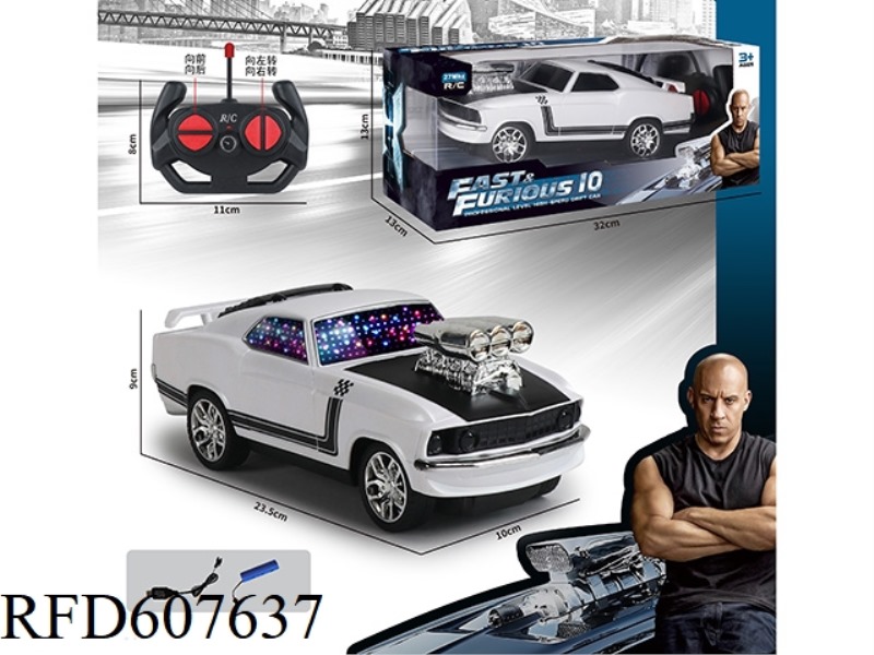 1:18 FOUR-WAY FORD 3D REMOTE CONTROL CAR DOES NOT INCLUDE ELECTRICITY