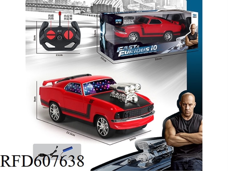 1:18 FOUR-WAY FORD 3D REMOTE CONTROL CAR DOES NOT INCLUDE ELECTRICITY