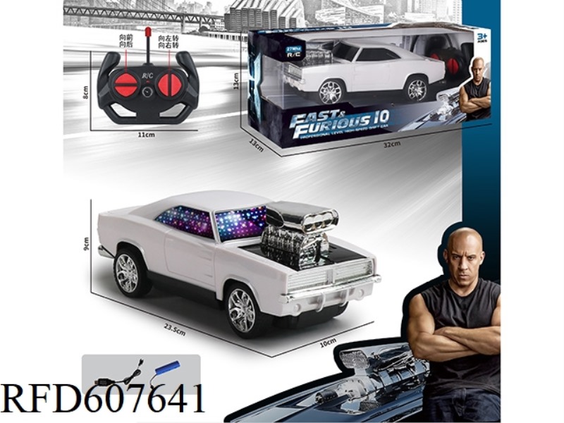 1:18 FOUR-WAY FORD 3D REMOTE CONTROL CAR DOES NOT INCLUDE ELECTRICITY