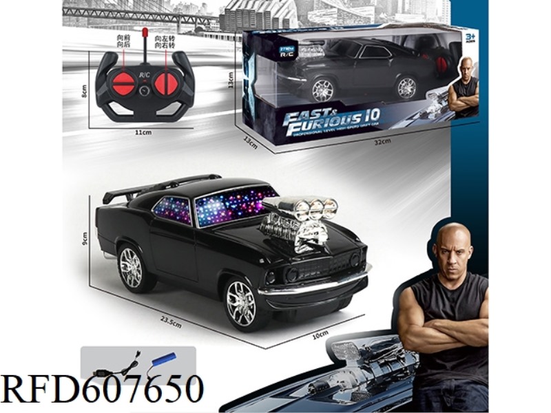 1:18 FOUR-WAY FORD 3D REMOTE CONTROL CAR INCLUDES ELECTRICITY