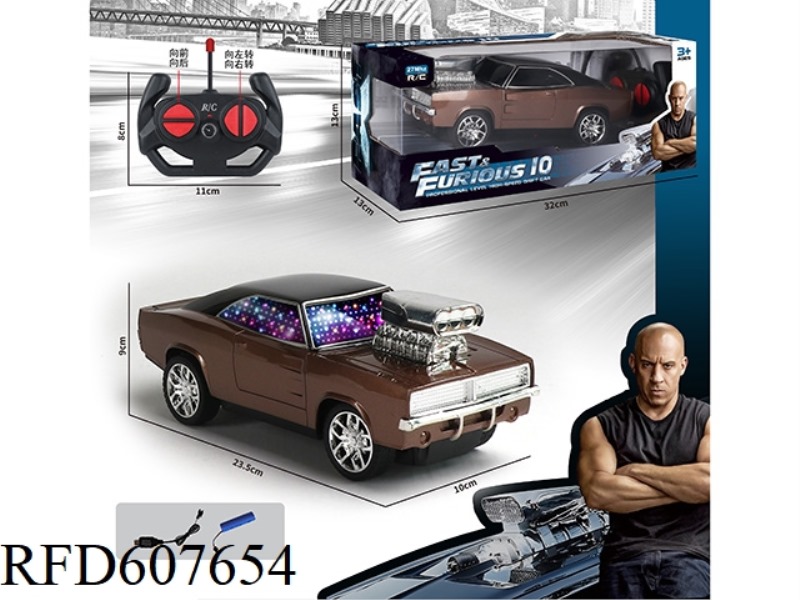 1:18 FOUR-WAY FORD 3D REMOTE CONTROL CAR INCLUDES ELECTRICITY