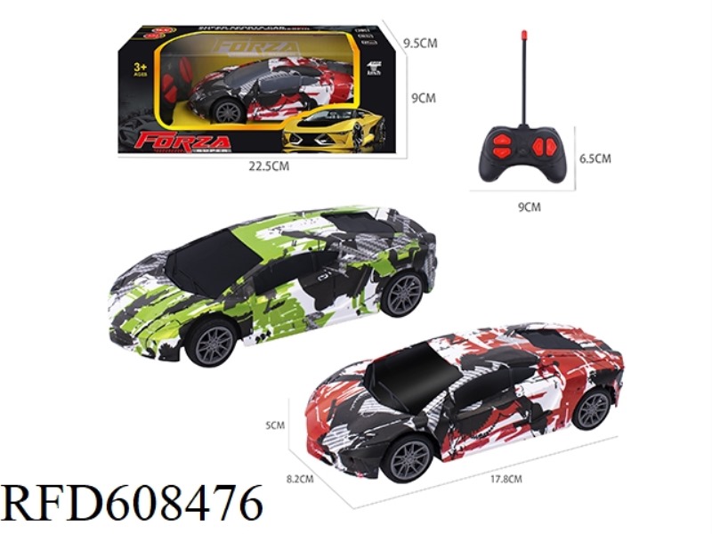 1:24 FOUR-WAY REMOTE CONTROL LAMBORGHINI CAR MODEL GRAFFITI