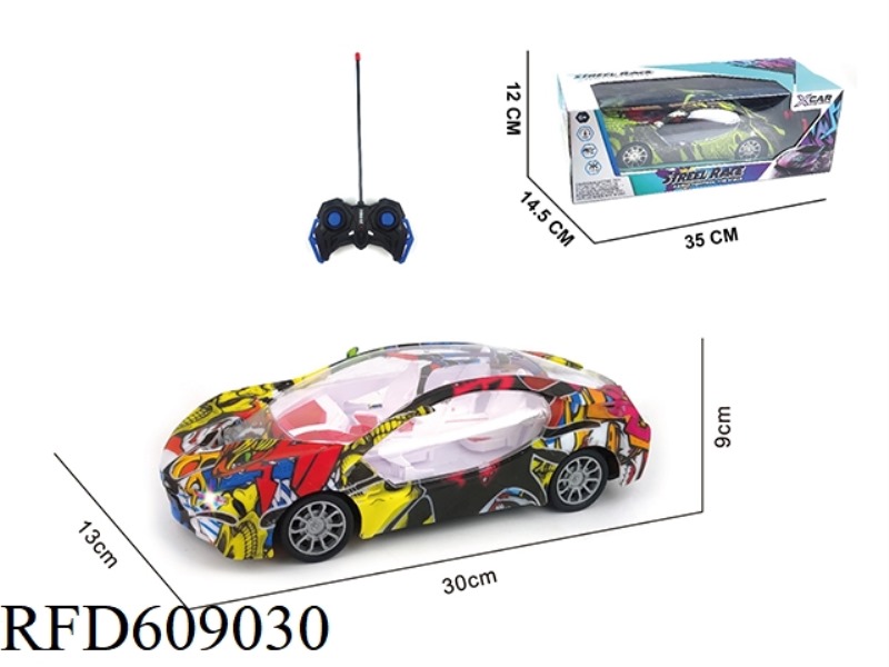 FOUR-WAY REMOTE CONTROL BMW WITH HEADLIGHTS