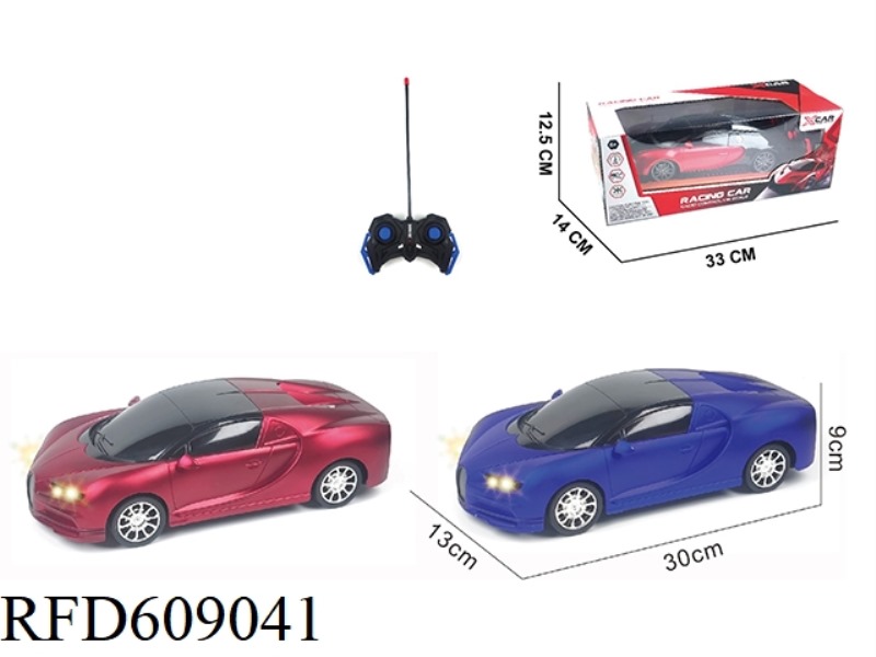FOUR-WAY REMOTE CONTROL BUGATTI WITH LIGHTS