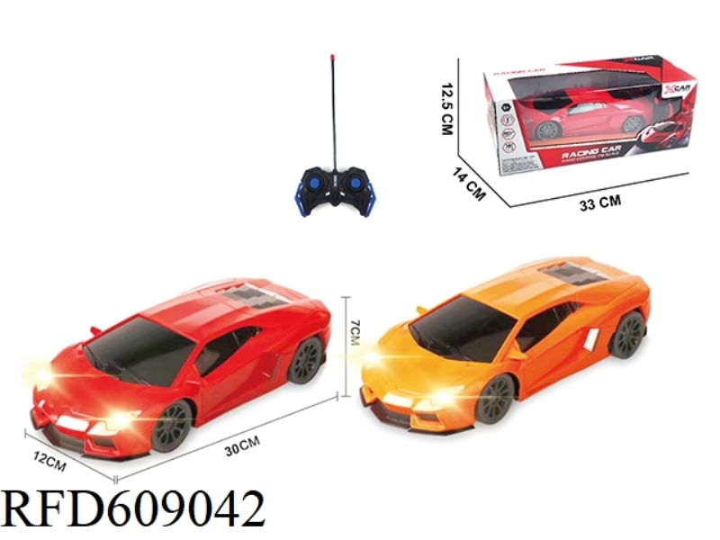 FOUR-WAY REMOTE CONTROL LAMBORGHINI WITH LIGHTS