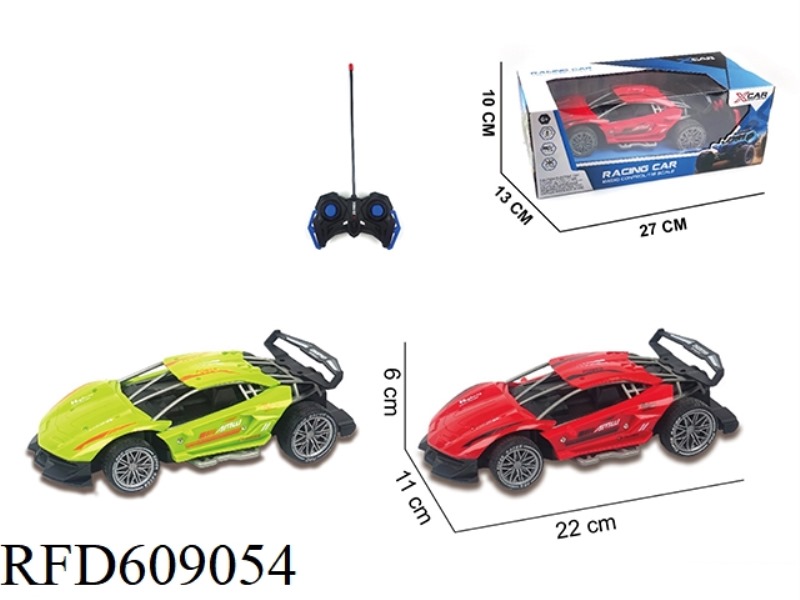 FOUR-WAY REMOTE CONTROL SKELETON CAR