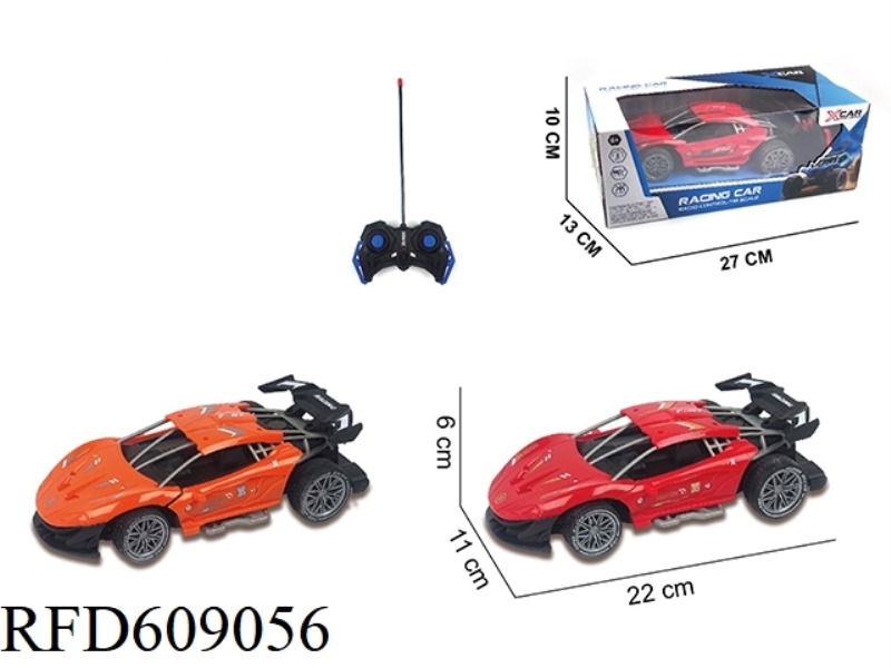 FOUR-WAY REMOTE CONTROL SKELETON CAR