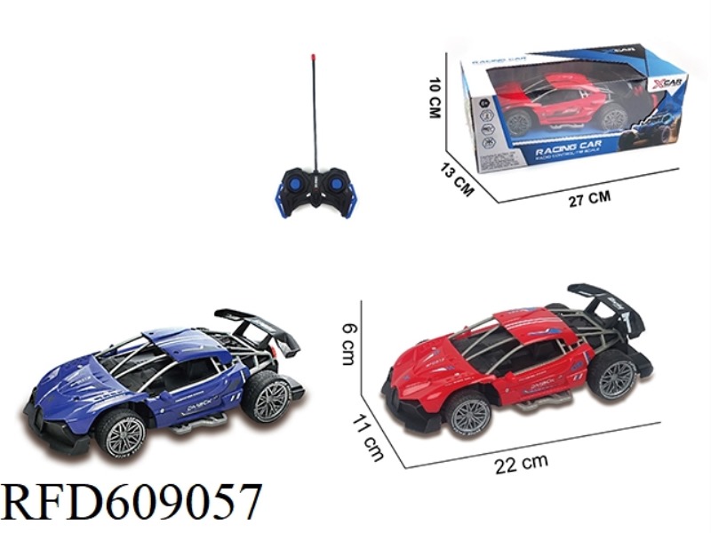 FOUR-WAY REMOTE CONTROL SKELETON CAR