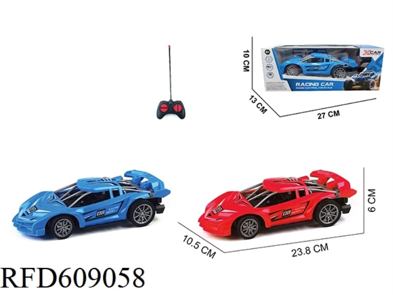 FOUR-WAY REMOTE CONTROL SKELETON CAR