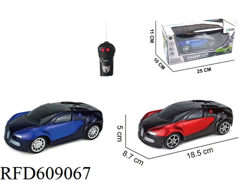 TWO WAY BUGATTI REMOTE CONTROL CAR