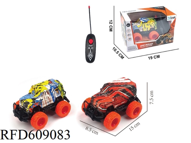 TWO WAY GRAFFITI REMOTE CONTROL CAR