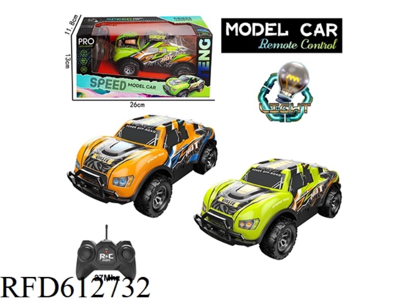 27MHZ 1:20 FOUR-WAY REMOTE CONTROL CAR PVC SHELL WITH LIGHTS