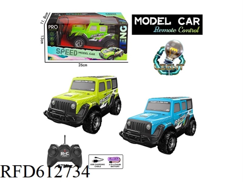27MHZ 1:20 FOUR-WAY REMOTE CONTROL CAR PVC SHELL WITH LIGHTS