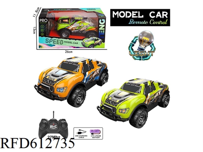27MHZ 1:20 FOUR-WAY REMOTE CONTROL CAR PVC SHELL WITH LIGHTS
