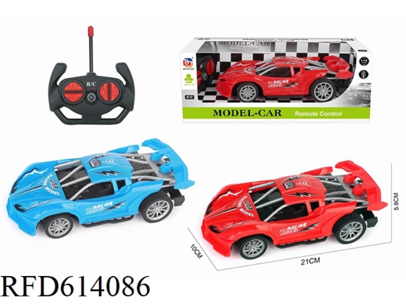 1:18 FOUR WAY SIMULATION REMOTE CONTROL CAR BUGADI SKELETON IS NOT CHARGED