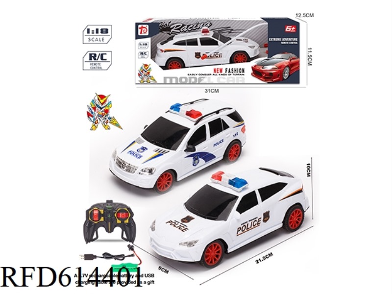 SITONG 1:18 REMOTE CONTROL POLICE CAR