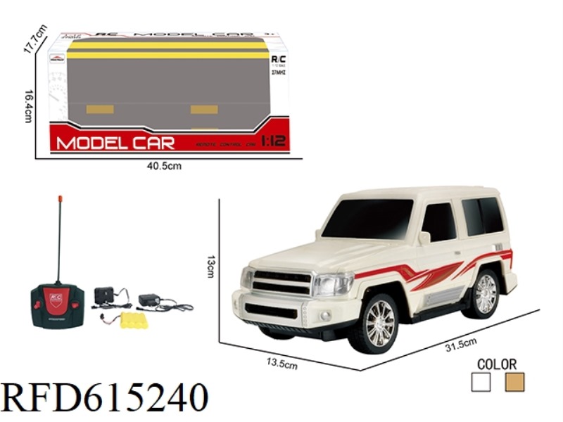 REMOTE CONTROL CAR 1:12 FOUR-WAY OFF-ROAD VEHICLE