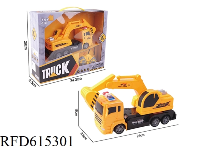 FOUR-WAY REMOTE-CONTROLLED EXCAVATOR