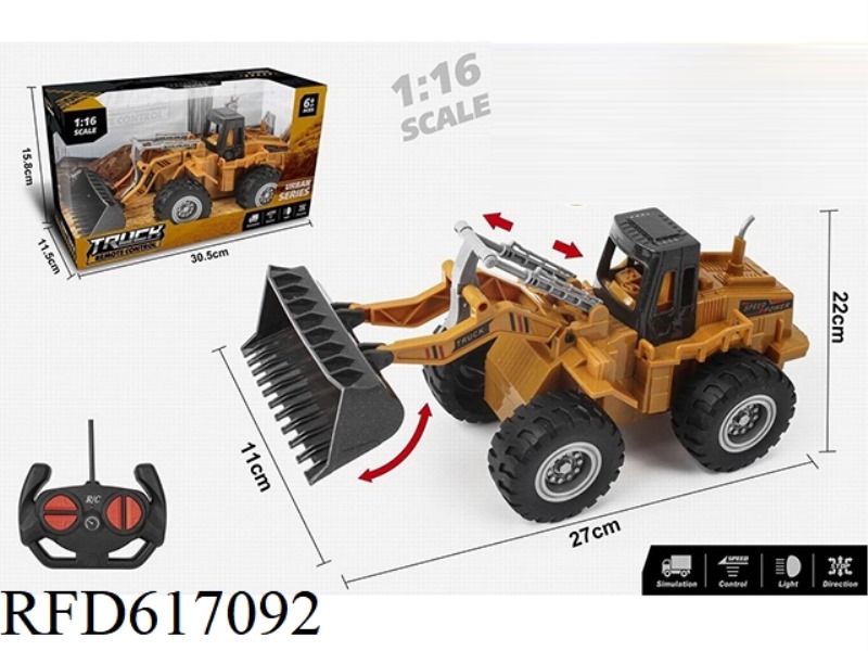 1:16 SITONG EARTH MOVING PROJECT REMOTE CONTROL CAR WITH LIGHTS