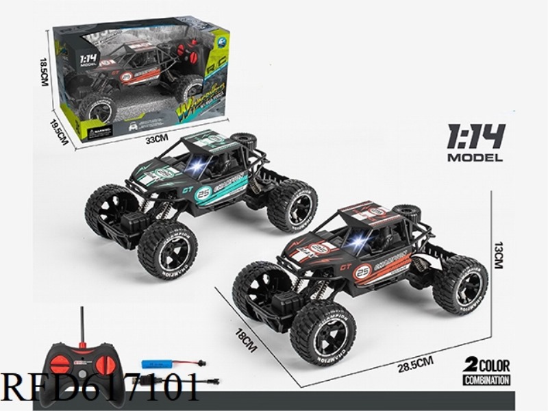 1:14 FOUR-WAY OFF-ROAD CLIMBING REMOTE CONTROL CAR