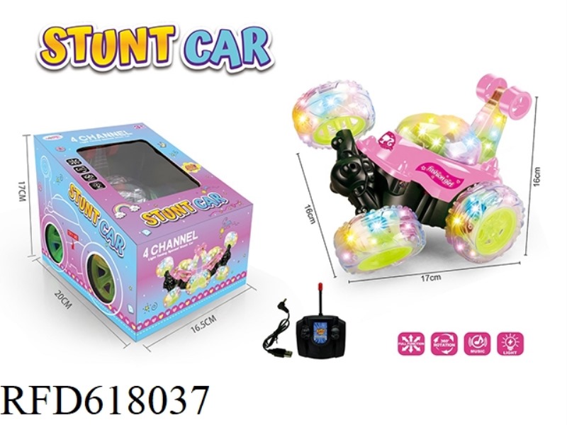 REMOTE CONTROL STUNT DUMP CAR USB CHARGING