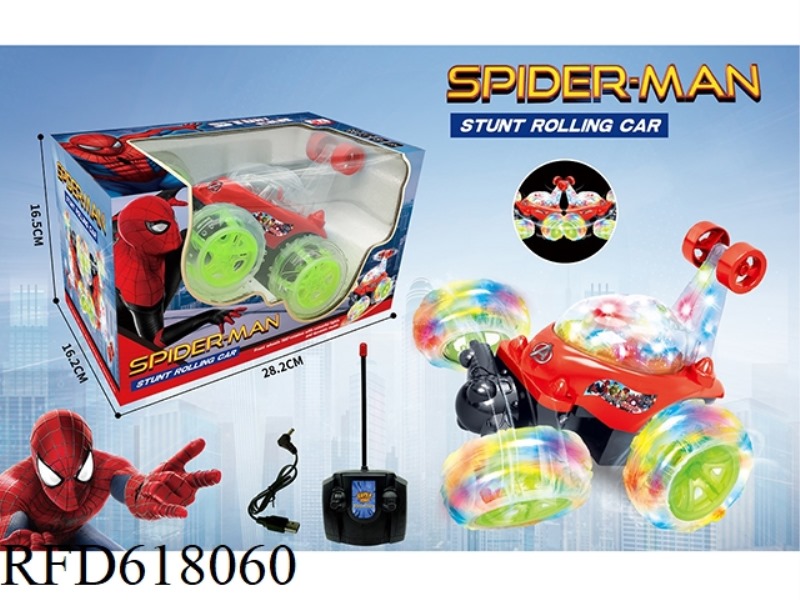 SPIDER-MAN REMOTE STUNT DUMP CAR USB CHARGING