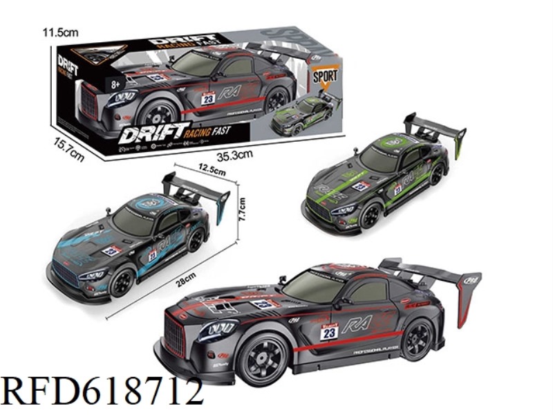 2.4G SPRAY DRIFT MERCEDES-BENZ GT REMOTE CONTROL CAR WITH LIGHTS AND MUSIC