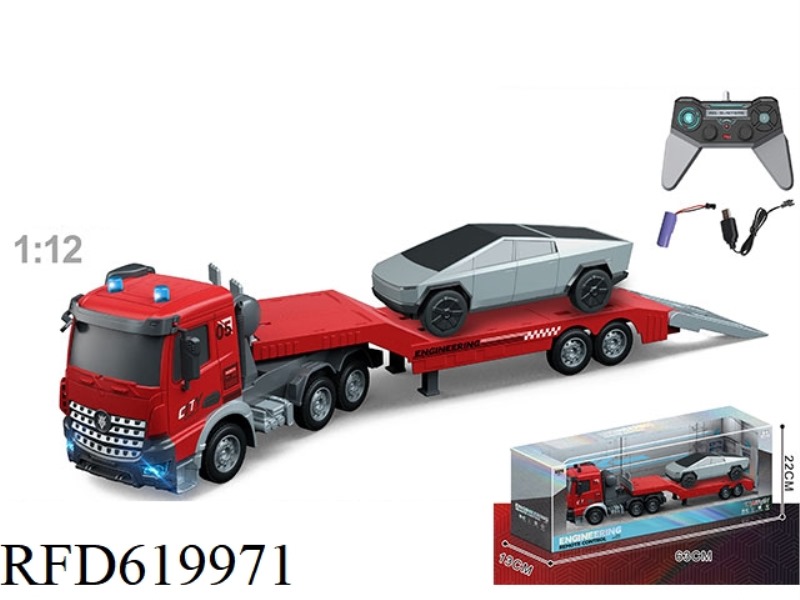 1:12 MULTI-FUNCTION 4-WAY REMOTE CONTROL TRUCK TOWING TESI, INCLUDING ELECTRICITY