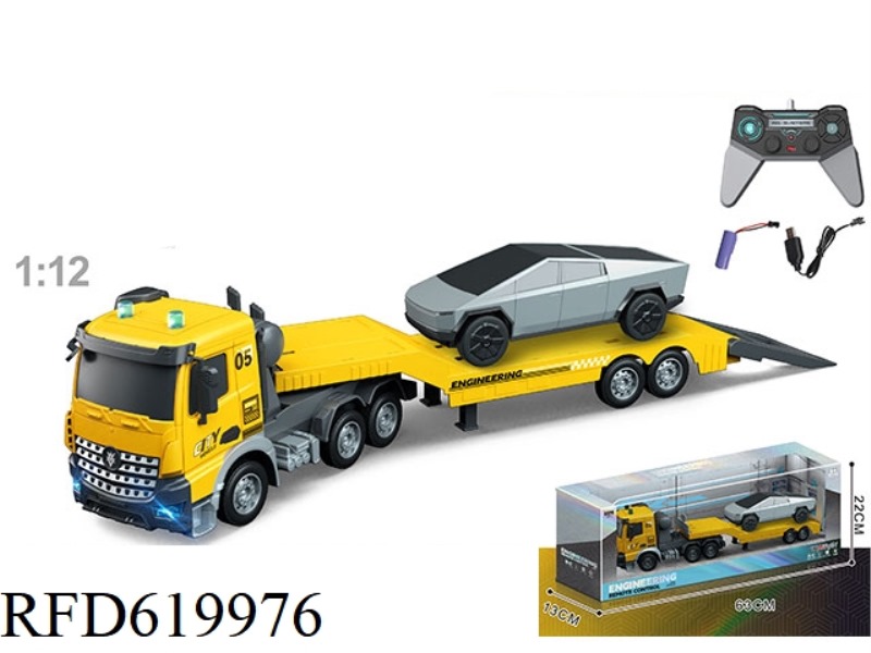 1:12 MULTI-FUNCTION 4-WAY REMOTE CONTROL TRUCK TOWING TESI, INCLUDING ELECTRICITY
