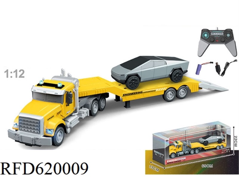 1:12 MULTI-FUNCTION 4-WAY REMOTE CONTROL TRUCK TOWING TESI, INCLUDING ELECTRICITY