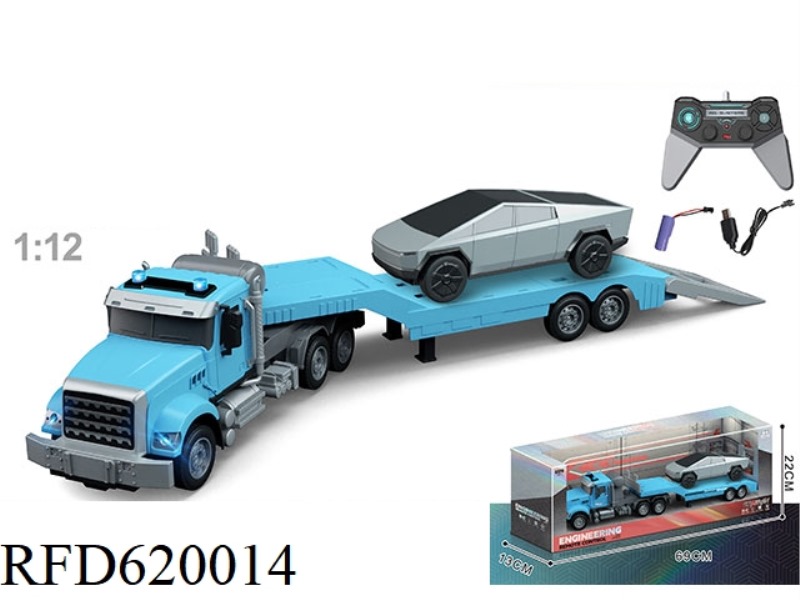 1:12 MULTI-FUNCTION 4-WAY REMOTE CONTROL TRUCK TOWING TESI, INCLUDING ELECTRICITY
