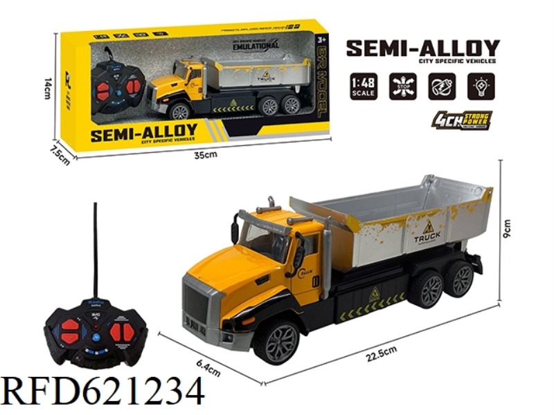 FOUR-WAY REMOTE CONTROL ALLOY TRACTOR