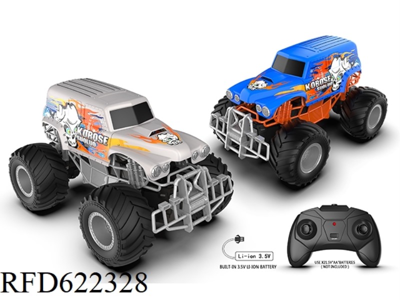 1:18 GRAFFITI MONSTER BIGFOOT CLIMBING BIKE