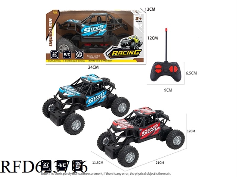 FOUR-WAY REMOTE CONTROL SKELETON CROSS-COUNTRY CLIMBING CAR MODEL