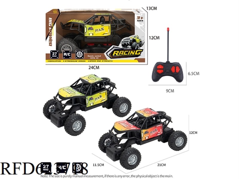 FOUR-WAY REMOTE CONTROL SKELETON CROSS-COUNTRY CLIMBING CAR MODEL (LABEL)
