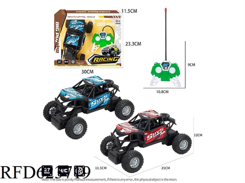FOUR-WAY REMOTE CONTROL SKELETON CROSS-COUNTRY CLIMBING CAR MODEL