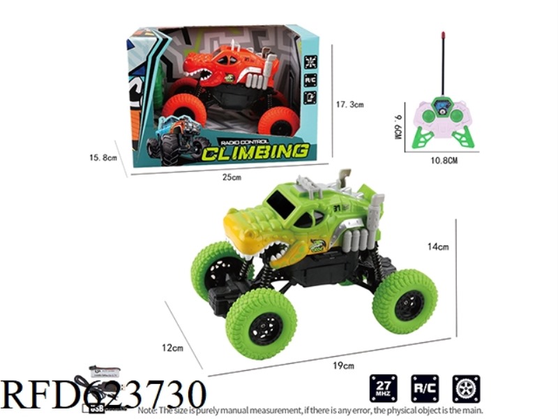 1:20 FOUR-WAY REMOTE CONTROL CROSS-COUNTRY CLIMBING FOUR-WHEEL CROCODILE CAR MODEL