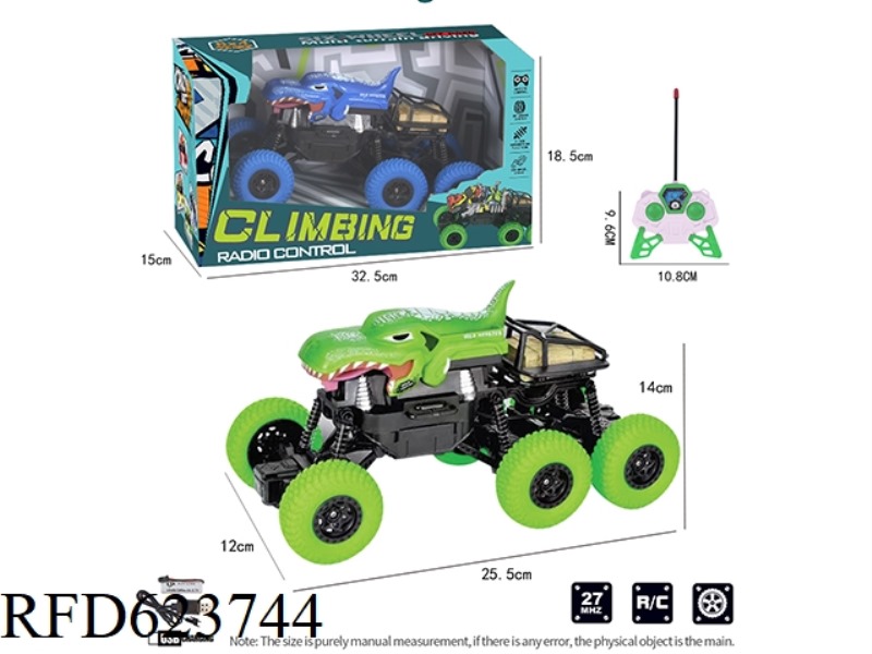 1:16 FOUR-WAY REMOTE CONTROL CROSS-COUNTRY CLIMBING 6-WHEEL WHALE CAR MODEL