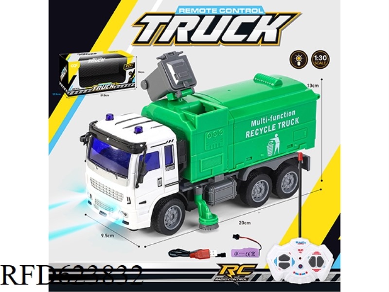 1:30 FOUR LIGHT SANITATION CAR