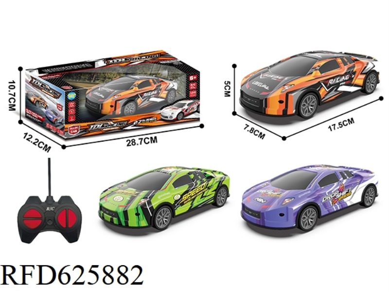 1:24 FOUR-WAY ALLOY REMOTE CONTROL CAR WITH LIGHTS