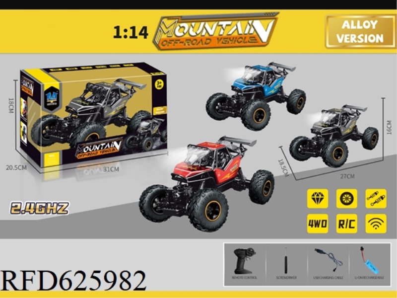 1:14 CLIMBING REMOTE CONTROL CAR 2.4G FOUR-WHEEL DRIVE