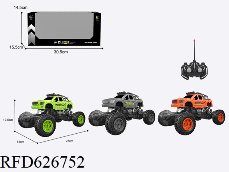 1: 1627MHZ REMOTE CONTROL 5 -WAY PICKCA RACING CRANE (NO POWER)