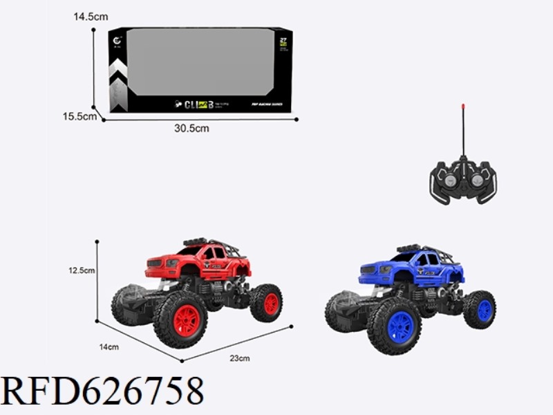 1: 1627MHZ REMOTE CONTROL 5 -WAY PICKUP POLICE CAR CLIMBING (NOT CHARGING)