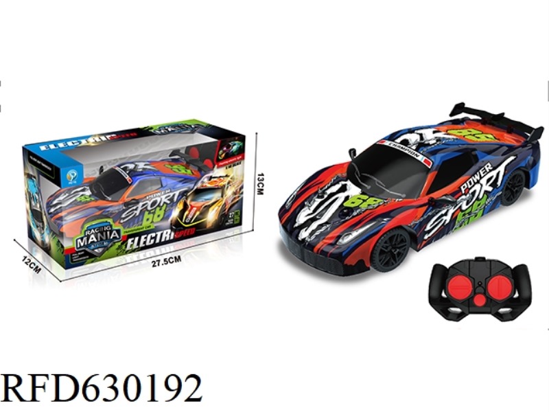 1:18 PVC FOUR-WAY REMOTE CONTROL CAR