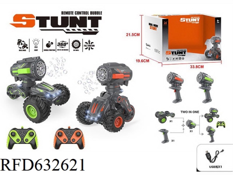 REMOTE CONTROL STUNT BUBBLE CAR (ELECTRIC INCLUDED)