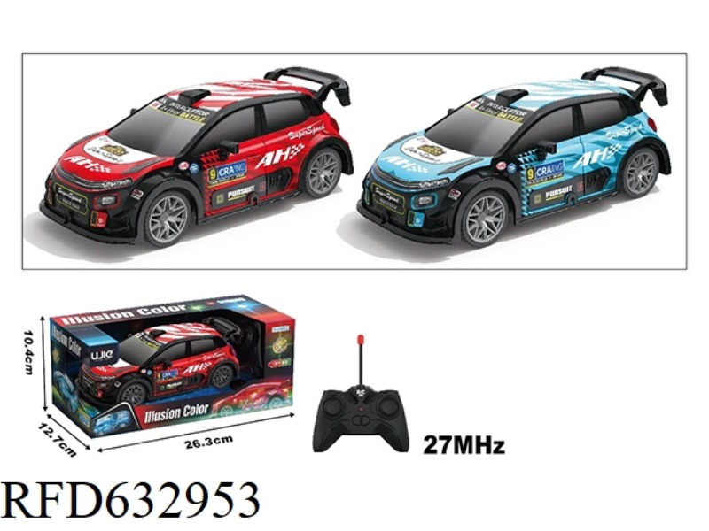 1:22 FOUR-PASS BELT MAGIC LIGHTS REMOTE CONTROL CAR WITH TRE ME